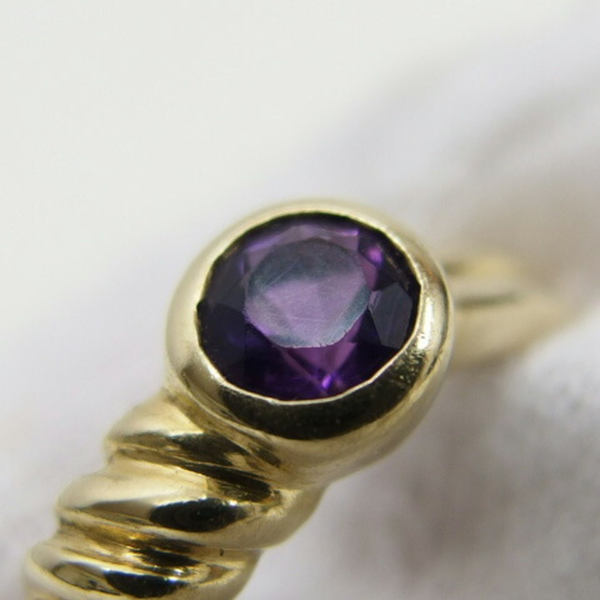 Tiffany 1 grain amethyst style ring size 12