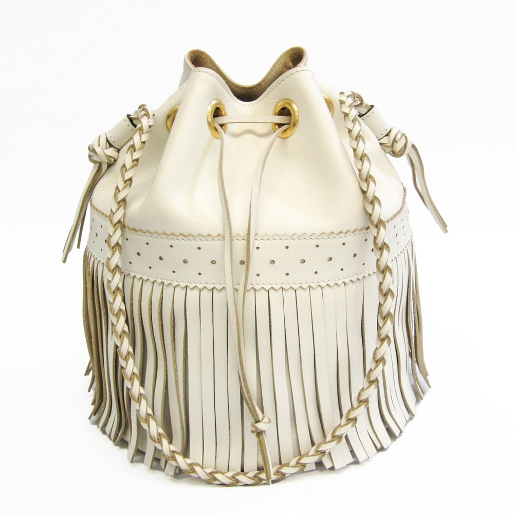 J&M Davidson Carnival L Women's Leather Shoulder Bag White | eLADY Globazone