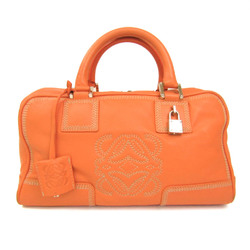 Loewe Amazona 28 311.54.00 Women's Leather Handbag Orange