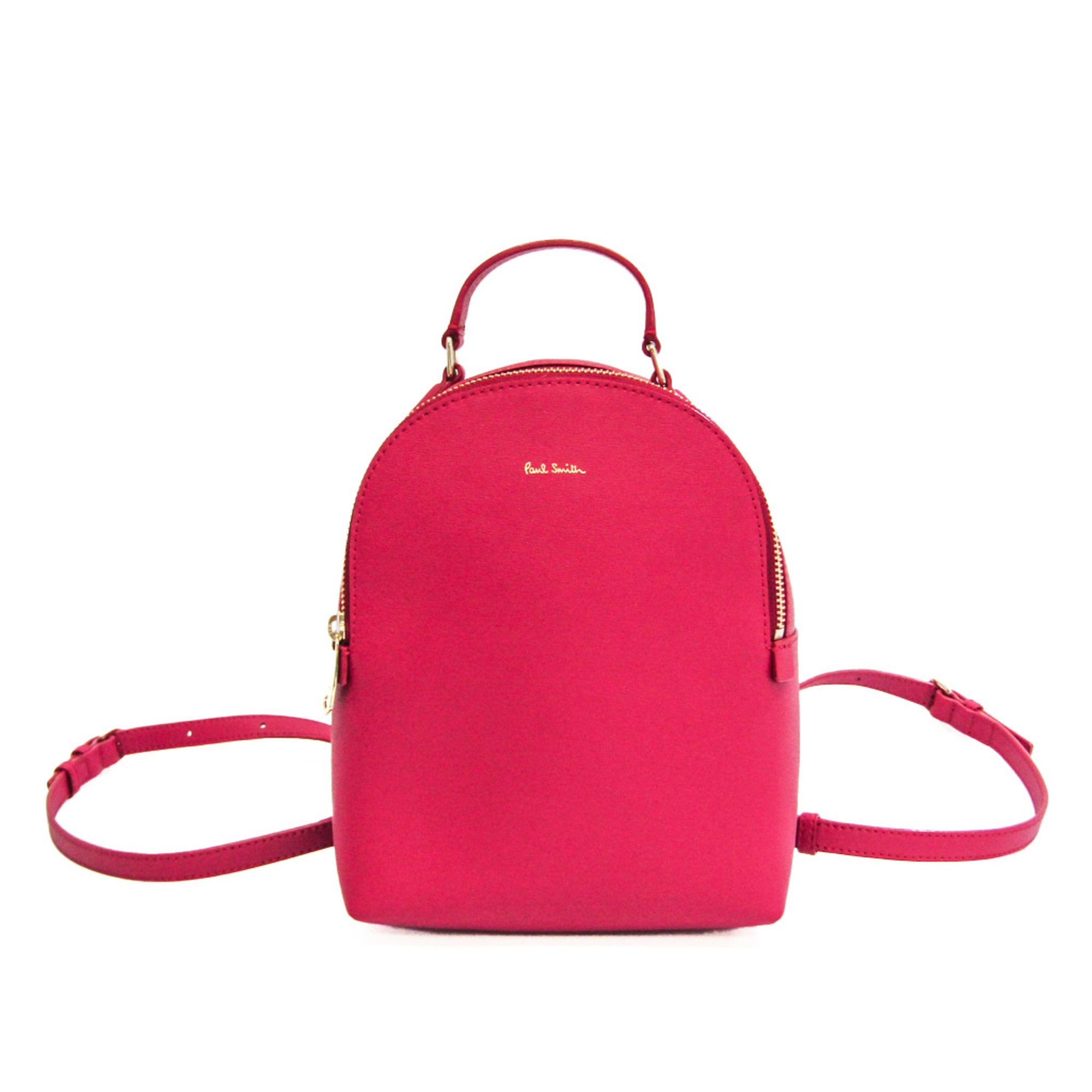 Paul Smith Women's Leather Backpack Pink