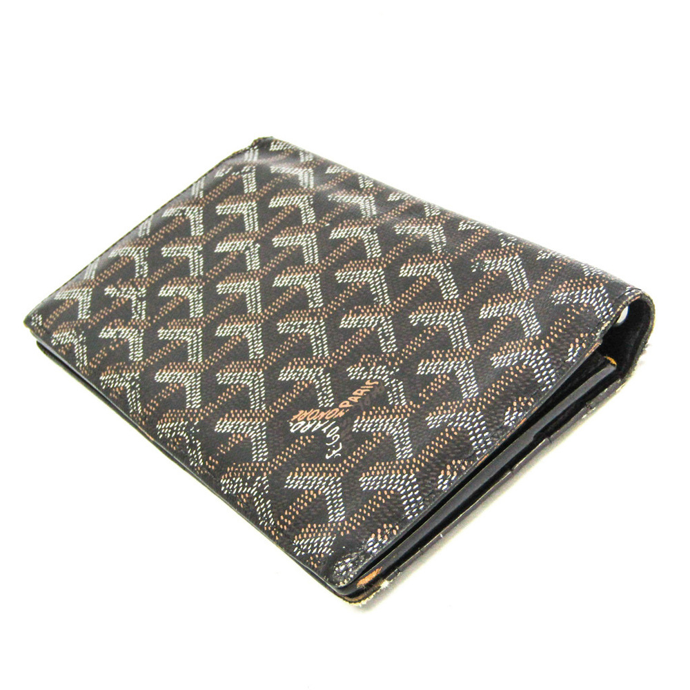 Goyard Richelieu Herringbone Women,Men Coated Canvas,Leather Long