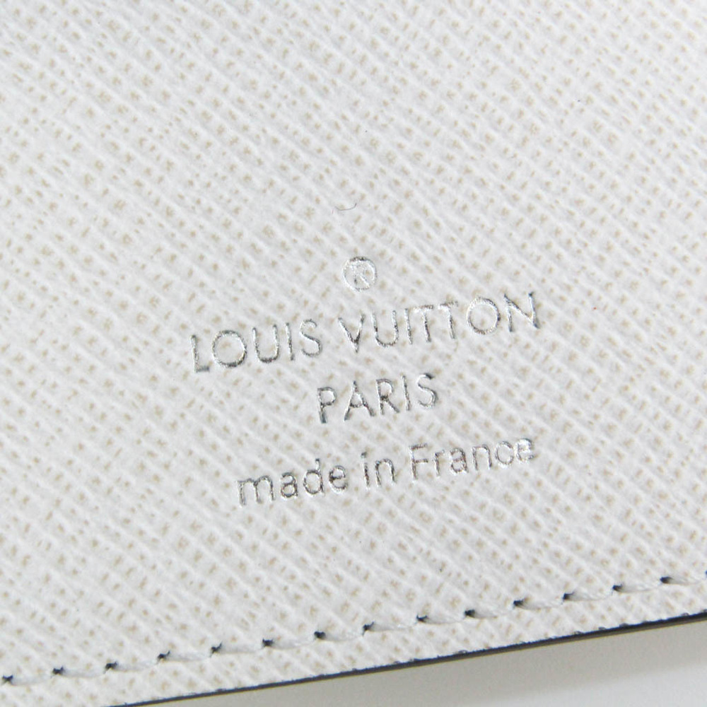 Louis Vuitton Brazza Wallet Monogram Antarctica Taiga White