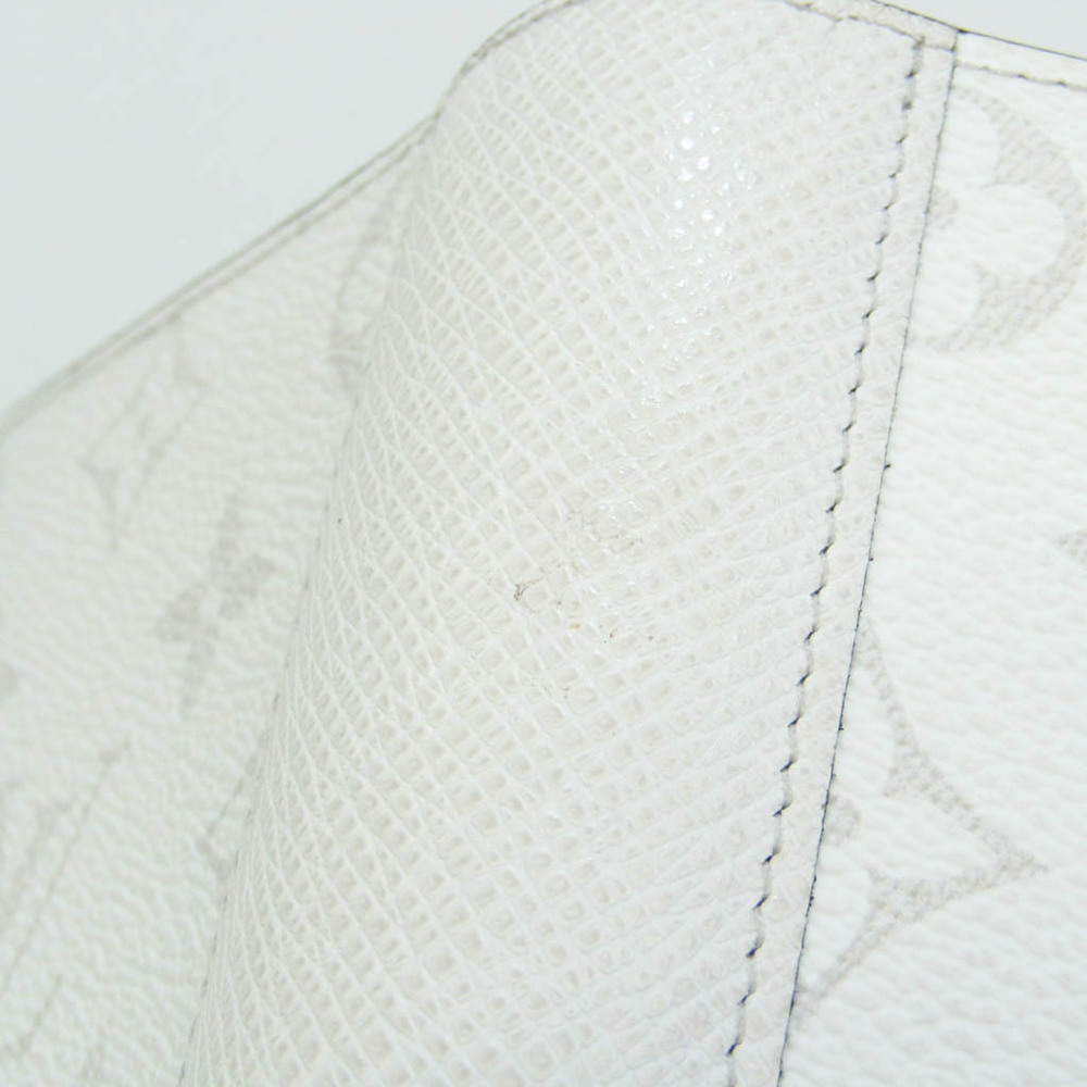 Louis Vuitton Taigarama Brazza Wallet Taigarama M30298 Men's Taiga Leather,Monogram  Long Wallet (bi-fold) Blanc,Gray