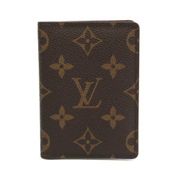 Louis Vuitton Monogram Porte Carte Pass Vertical M66541 Monogram Business Card Case Monogram