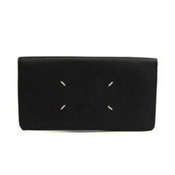 Maison Margiela SAIUI0021 Women,Men Leather Long Wallet (bi-fold) Black