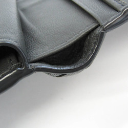 Bottega Veneta Intrecciato 180265 Men's Leather Wallet (bi-fold) Black