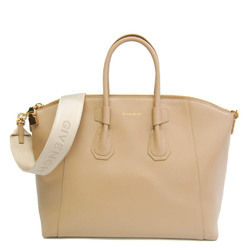 Givenchy Antigona Sport Small BB50MZB1EY Women's Leather Handbag,Shoulder Bag Beige