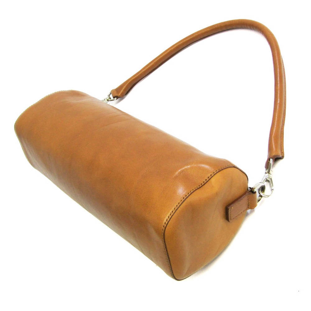 Hirofu Men,Women Leather Handbag,Shoulder Bag Light Brown