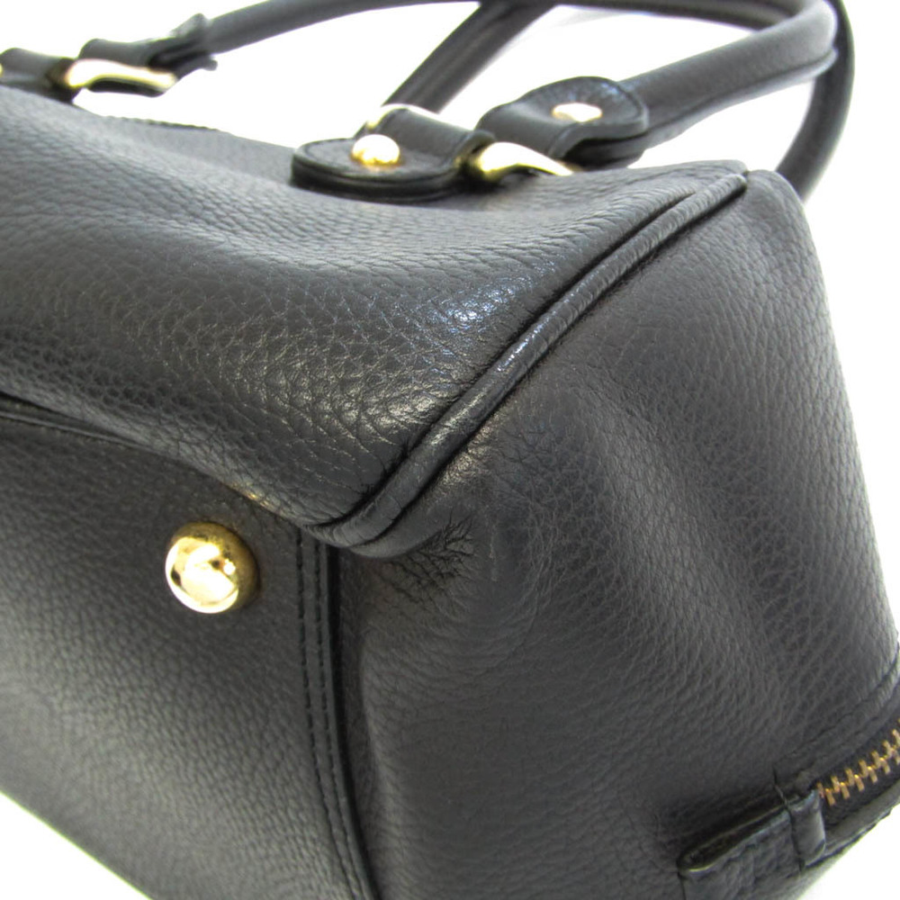 J&M Davidson Women's Leather Handbag Black