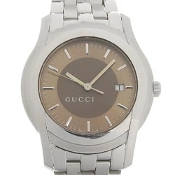 GUCCI Gucci G Class 5500XL Stainless Steel Quartz Men's Brown Dial Watch