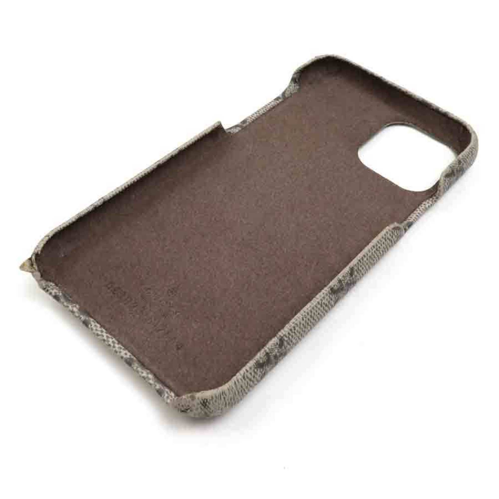 Gucci GUCCI Smartphone Case iPhone 11 Pro Ophidia GG Supreme Canvas Gray Unisex 623093