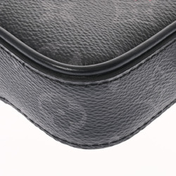 Authenticated used Louis Vuitton Louis Vuitton Danube ppm Trunk Print Monogram Eclipse M45928 Mini Shoulder Bag Men's Black, Size: (HxWxD): 17cm x