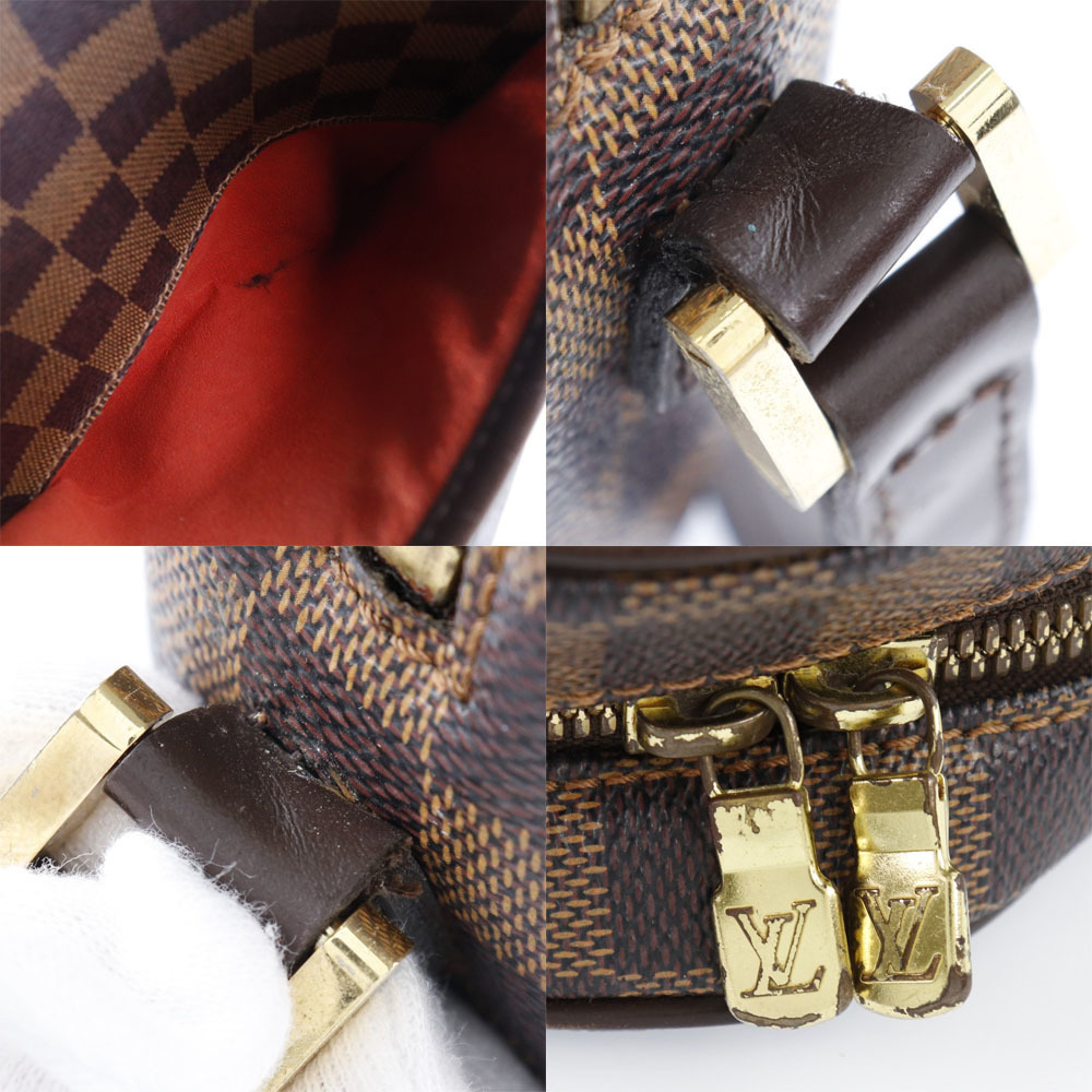 LOUIS VUITTON Louis Vuitton Ipanema PM N51294 Damier Canvas Brown VI0013  Women's Shoulder Bag