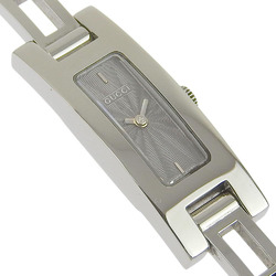 GUCCI Gucci 3900L stainless steel quartz analog display ladies silver dial watch