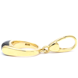 Bvlgari Tronchet Charm Yellow Gold (18K) No Stone Men,Women Fashion Pendant Necklace (Gold)