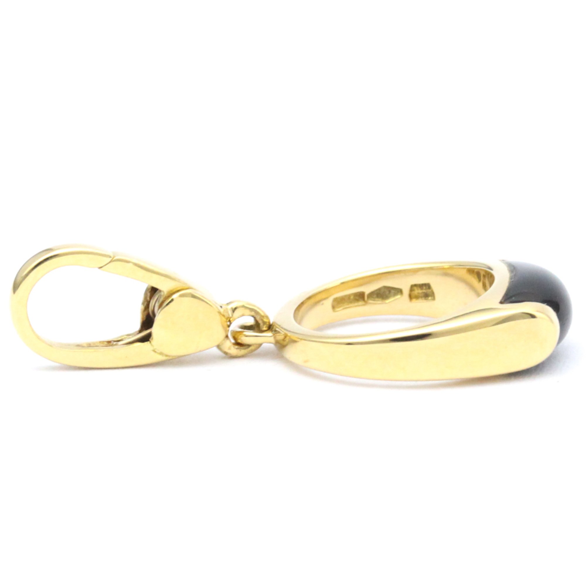 Bvlgari Tronchet Charm Yellow Gold (18K) No Stone Men,Women Fashion Pendant Necklace (Gold)