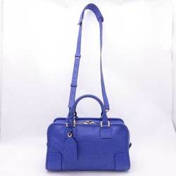 Loewe LOEWE handbag shoulder bag Amazona leather blue gold ladies