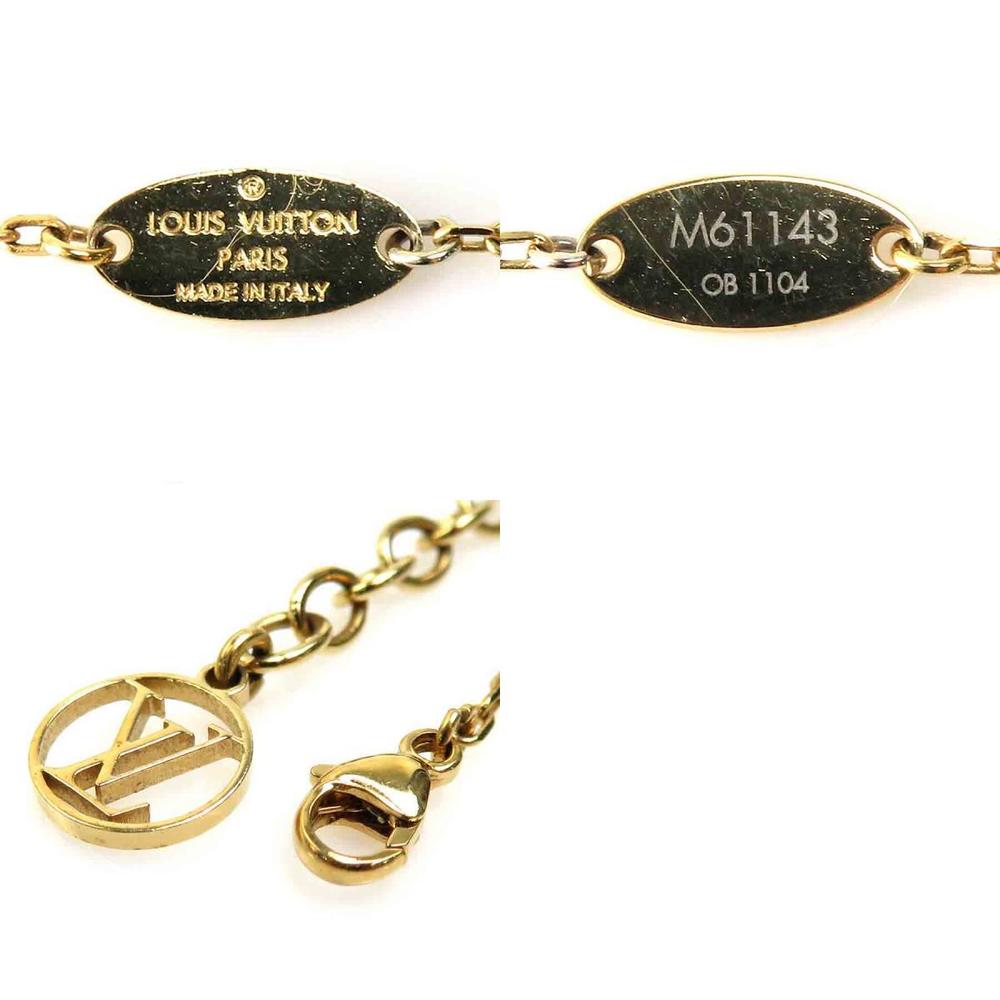 Louis Vuitton LOUIS VUITTON Bracelet LV & V Heart GP Gold Unisex