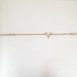 Louis Vuitton LOUIS VUITTON Bracelet Essential V Metal Gold Unisex M61084