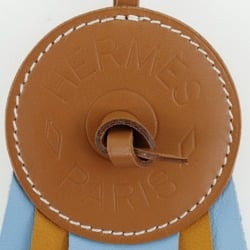 HERMES Hermes Paddock Flotte Bag Charm 064271CA Anyo Milo x Vash Hunter Brown Unisex Unused S Rank