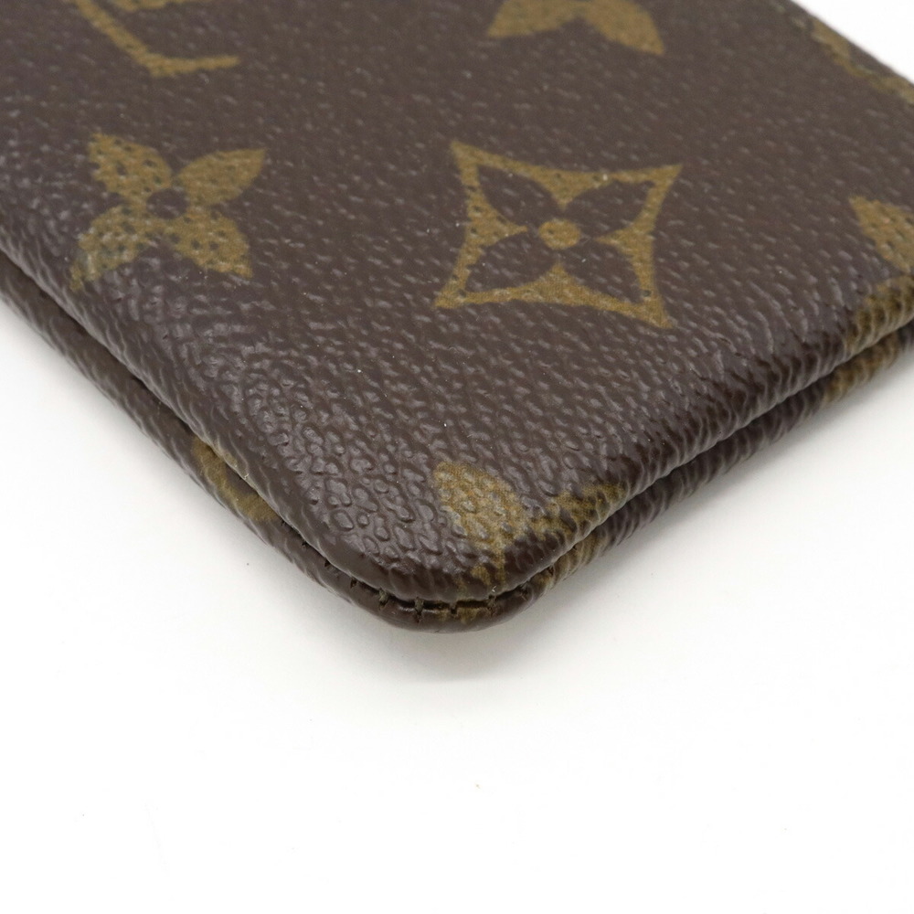LOUIS VUITTON Louis Vuitton Monogram Pochette Cle Coin Case M62650 Brown