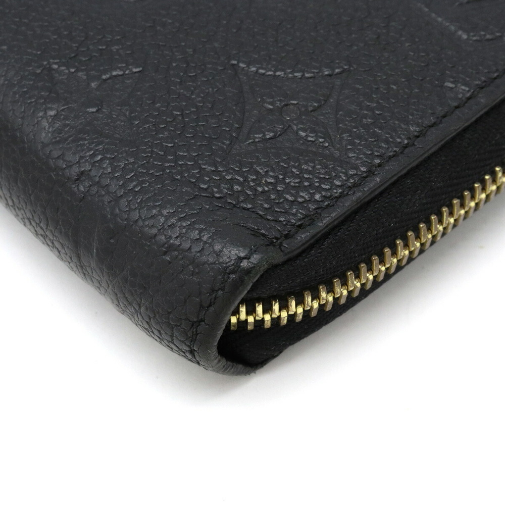 Louis Vuitton Monogram Empreinte Zippy Wallet M61864 Noir Round