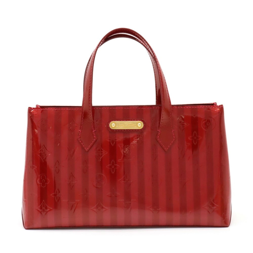 LOUIS VUITTON Louis Vuitton Monogram Vernis Rayleur Wilshire PM Handbag  Pomme d'Amour Red Valentine Limited M91702