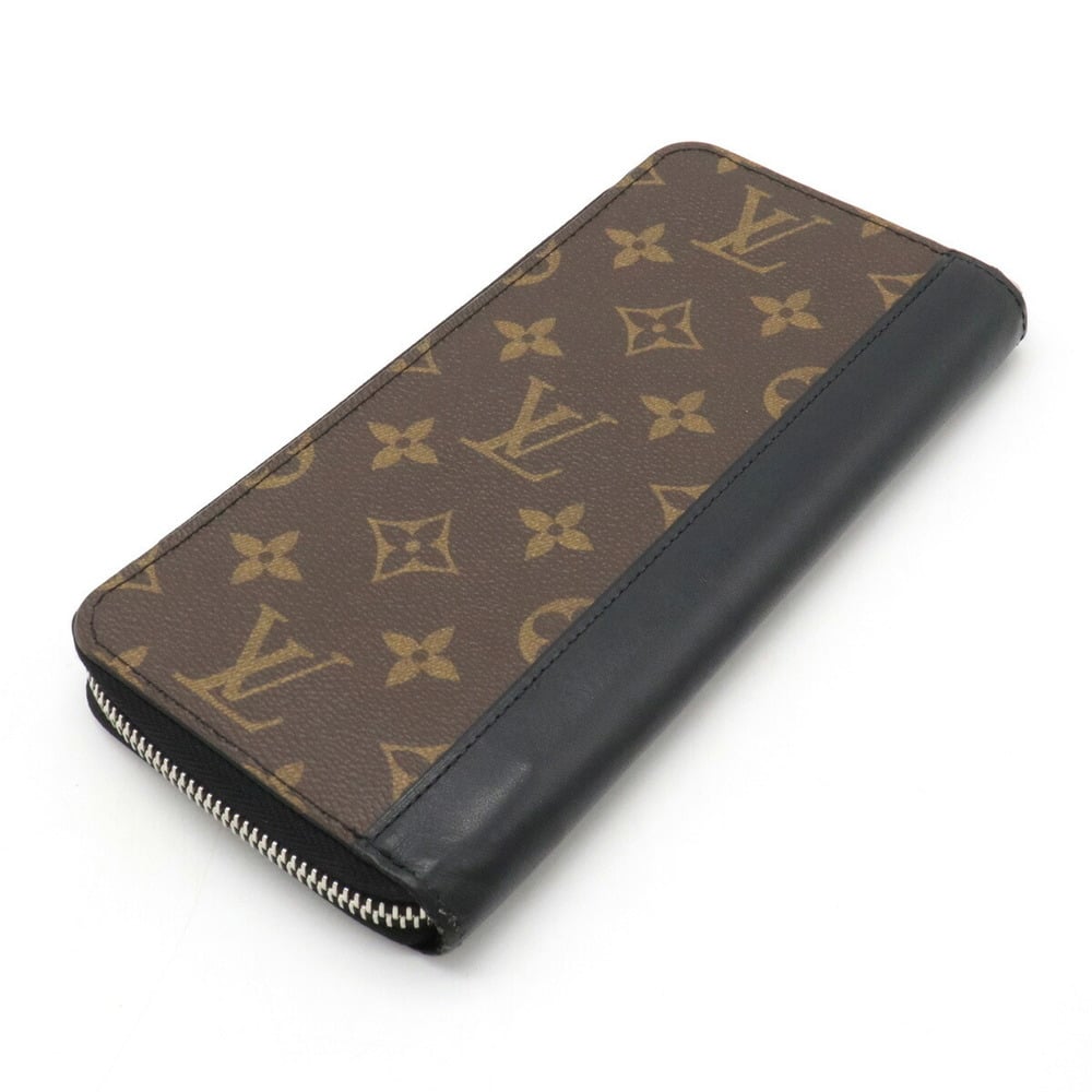 Louis Vuitton Zippy Wallet Vertical Monogram Macassar M60109