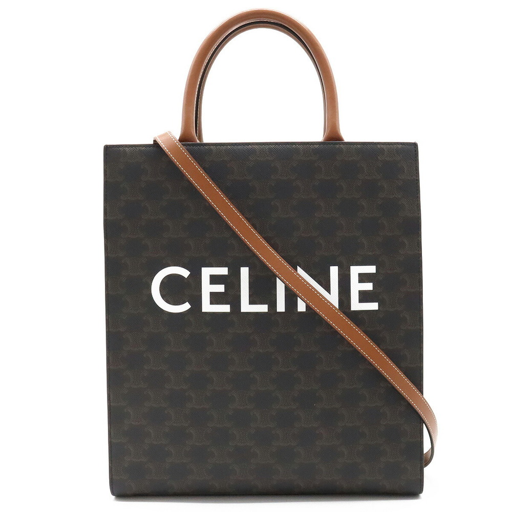 Celine Bucket Bag Small Triomphe Tan for Women