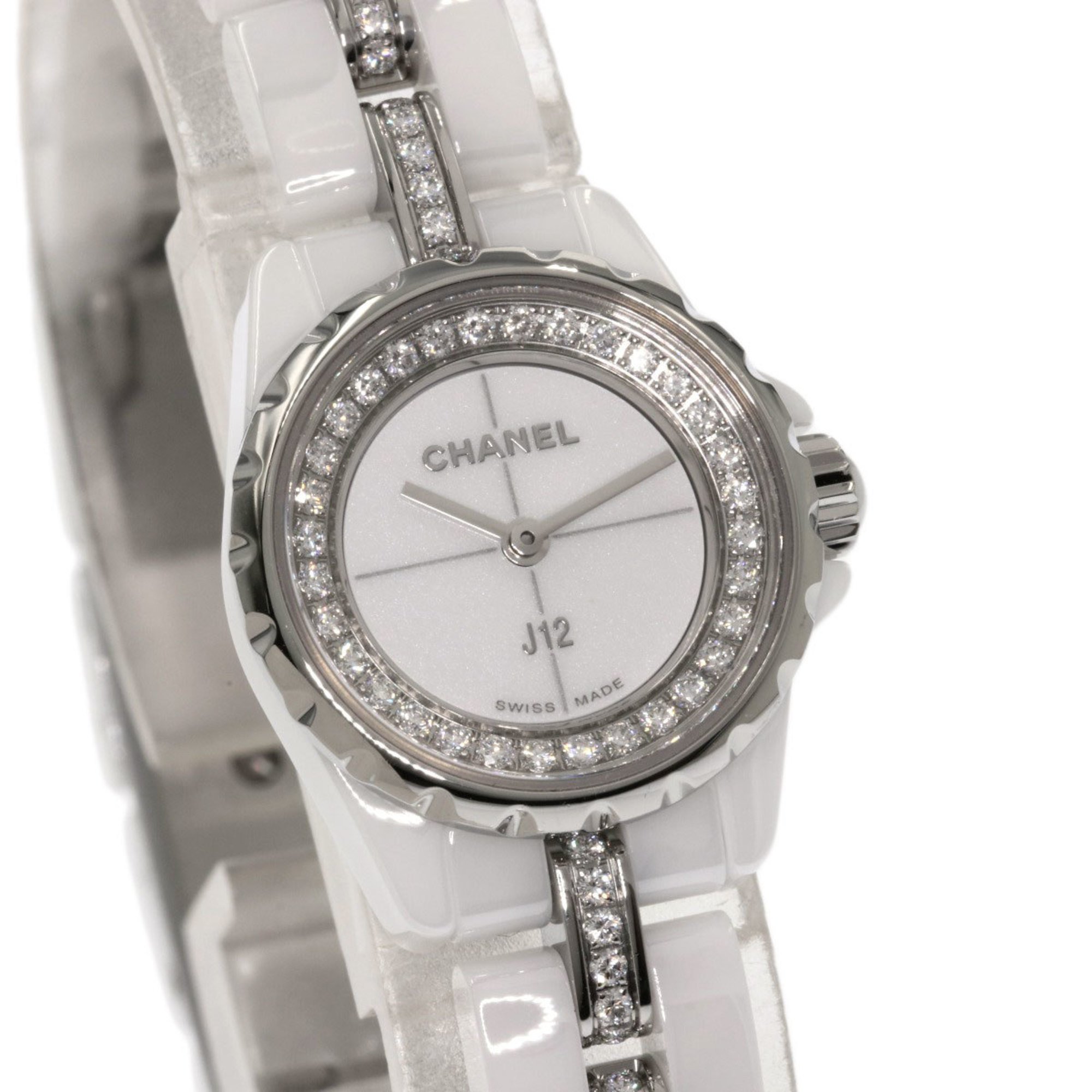 Chanel H5238 J12 XS diamond watch ceramic Lady's CHANEL