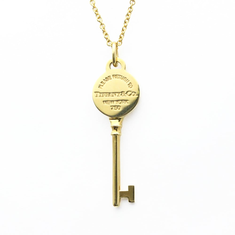 Tiffany & Co 18K Yellow Gold Key Chain