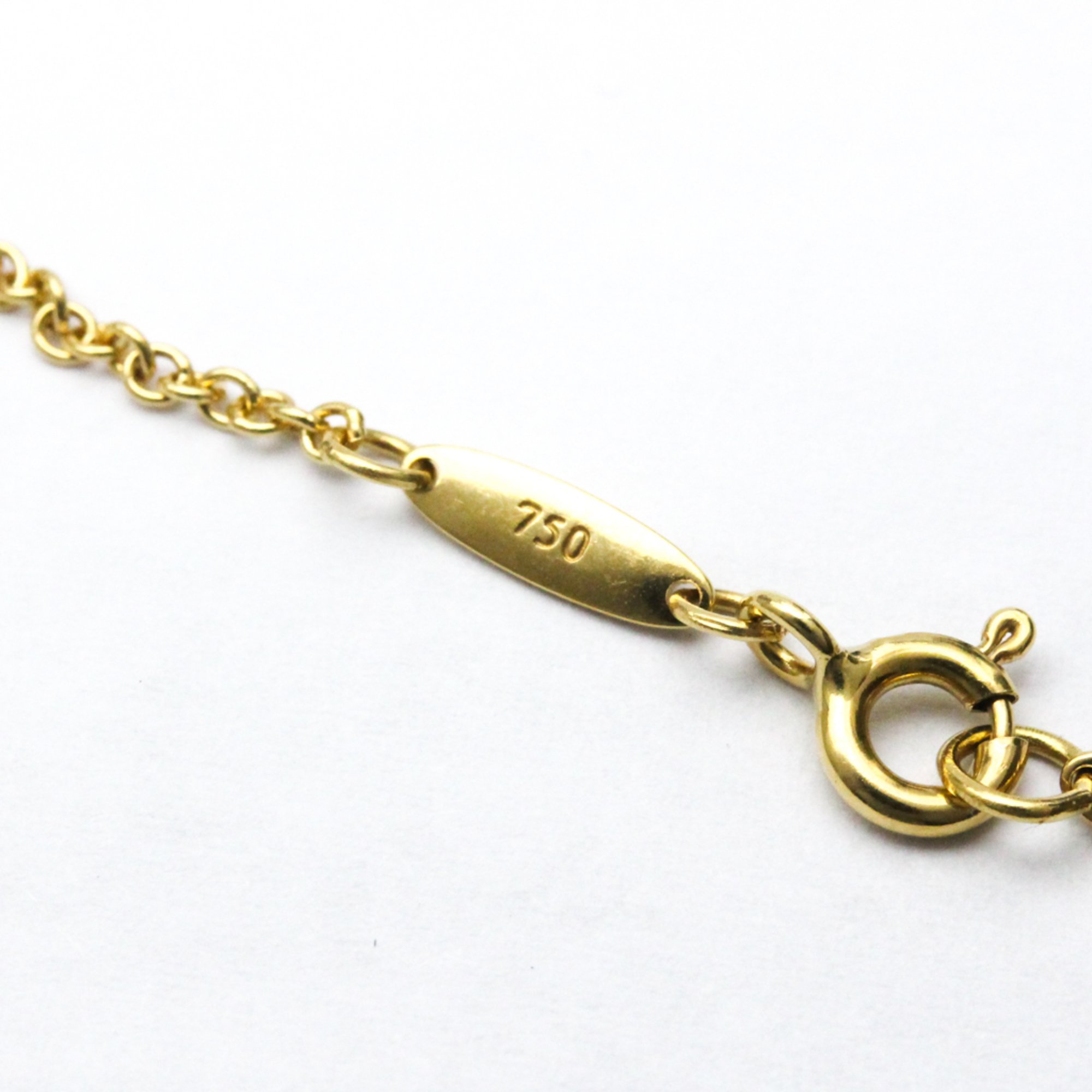 Tiffany Return To Tiffany Round Key Necklace Yellow Gold (18K) No Stone Women's Fashion Pendant Necklace (Gold)