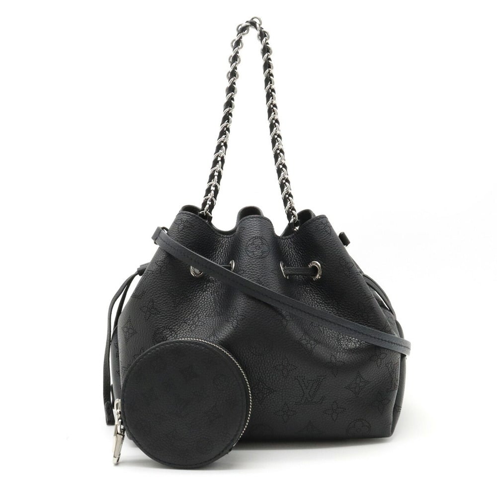 LOUIS VUITTON Louis Vuitton Mahina Bella Shoulder Bag Handbag Noir