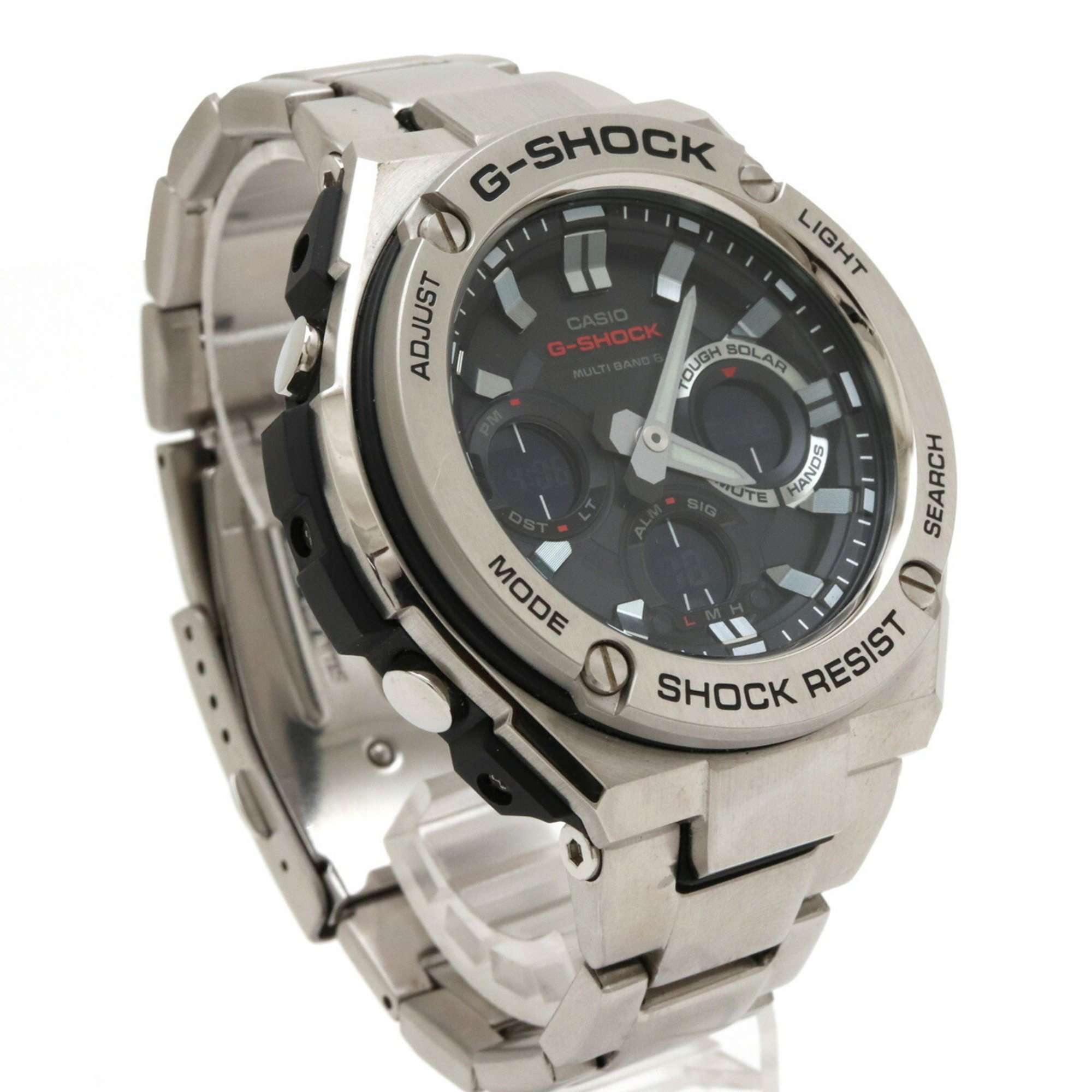 Watch CASIO Casio G-Shock G-STEEL G steel tough solar multiband 6 SS black men's GST-W110D