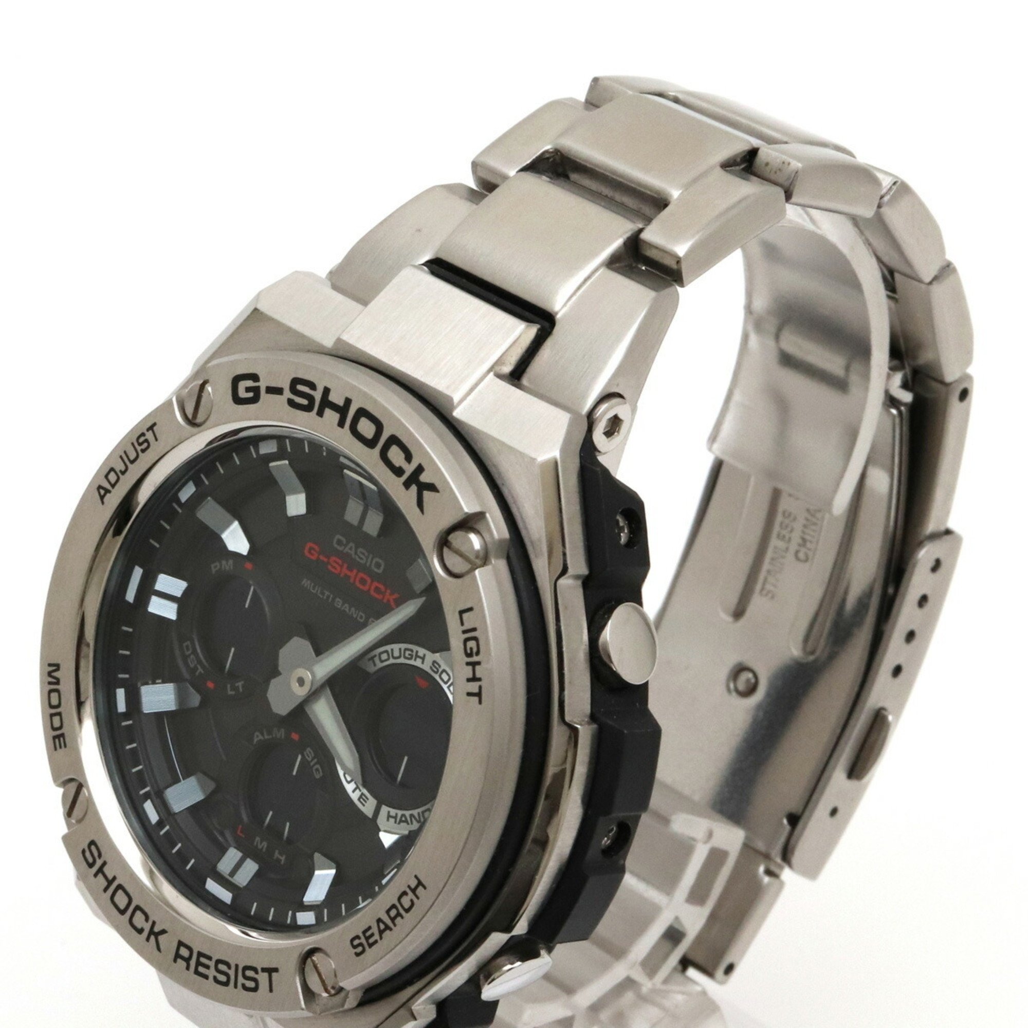 Watch CASIO Casio G-Shock G-STEEL G steel tough solar multiband 6 SS black men's GST-W110D