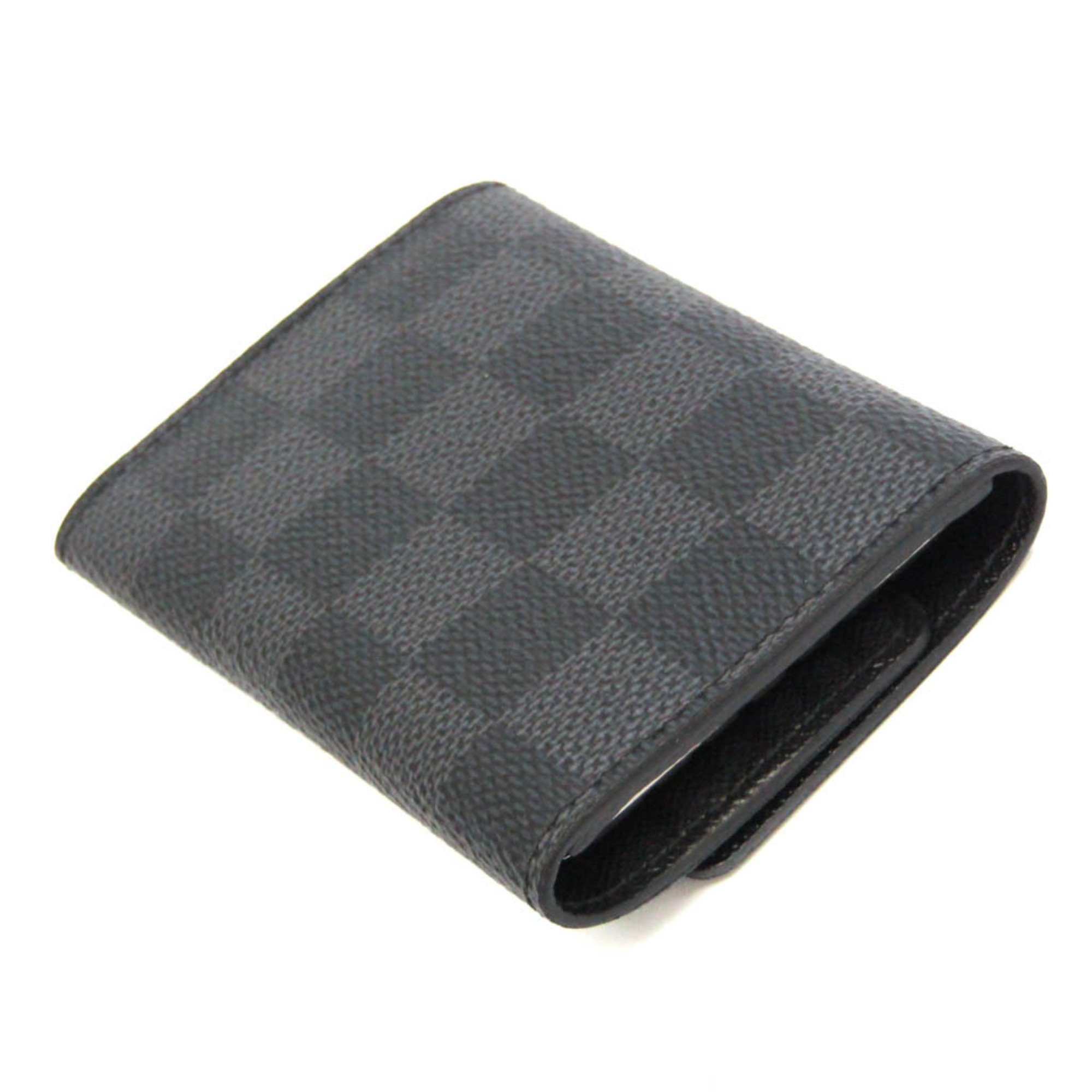 Louis Vuitton Damier Graphite Multicles 6 N62662 Women,Men Damier Graphite Key Case Damier Graphite