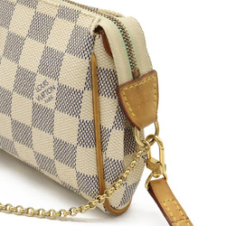 LOUIS VUITTON Louis Vuitton Damier Azur Eva Chain Bag Shoulder N55214