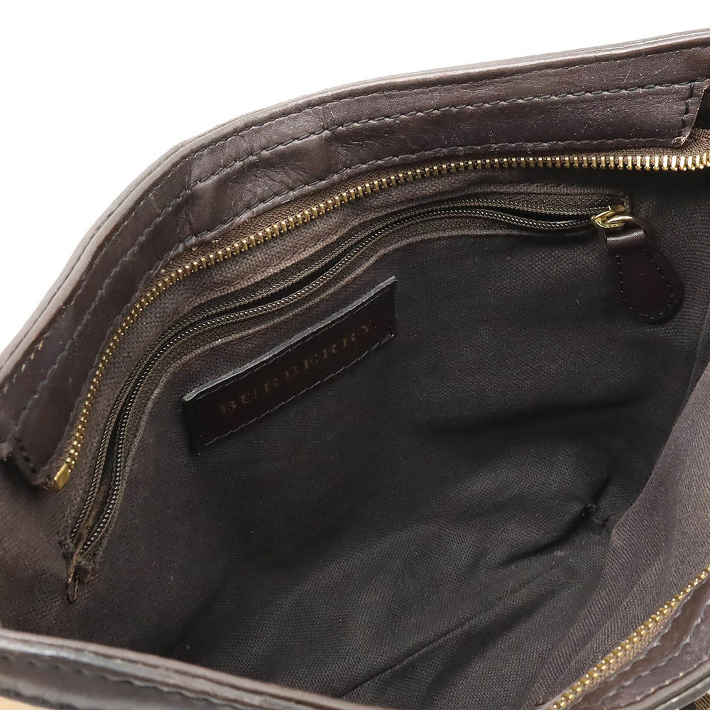 Kiwami Burberry Nova Check Pvc Leather Shoulder Bag Pochette
