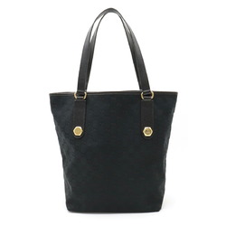 Black Mini GG-canvas and leather tote bag, Gucci