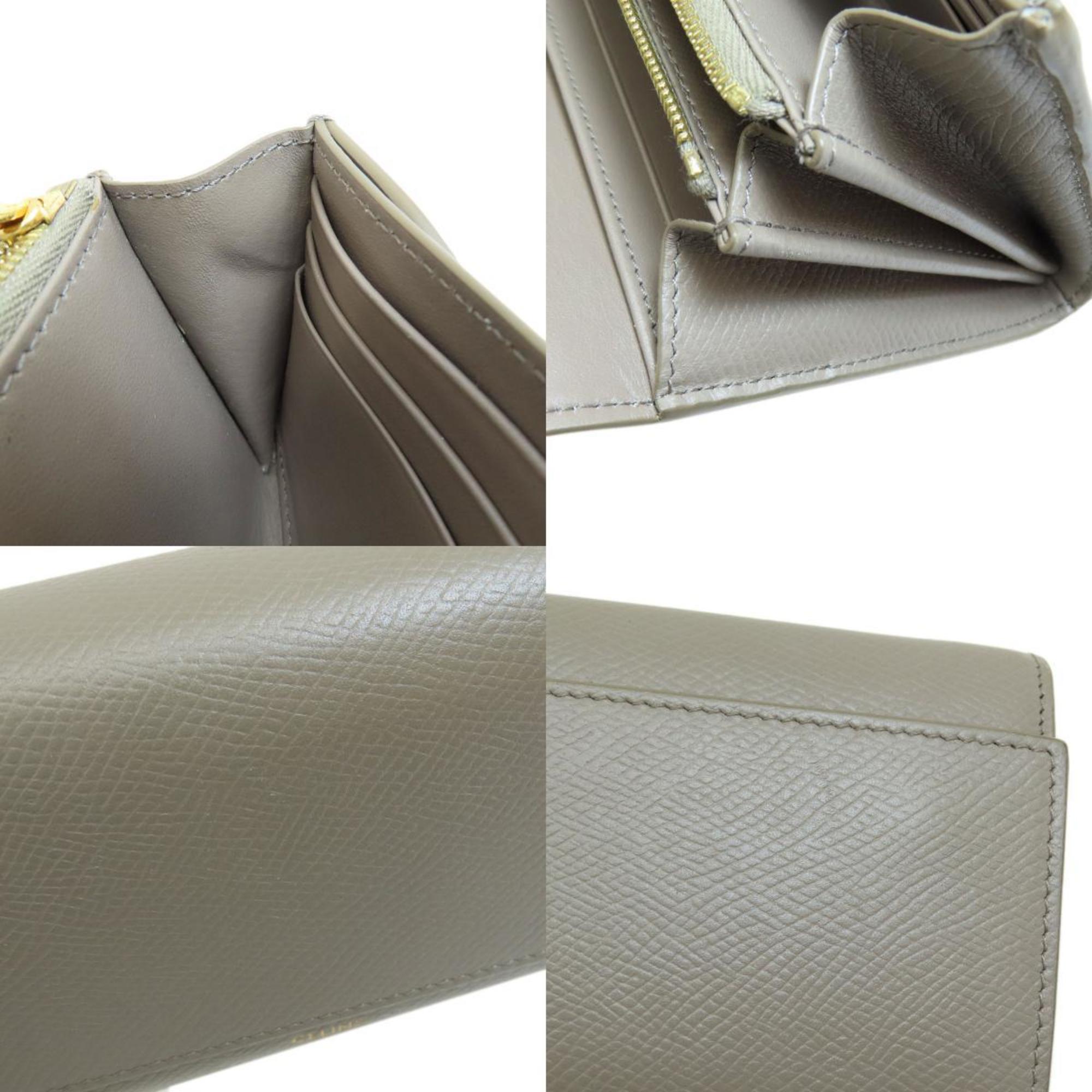 Celine flap large long wallet leather ladies CELINE