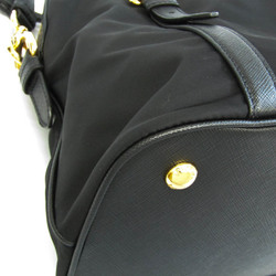 Prada Tessuto Nylon and Saffiano Leather Black Satchel 1BB013: Buy