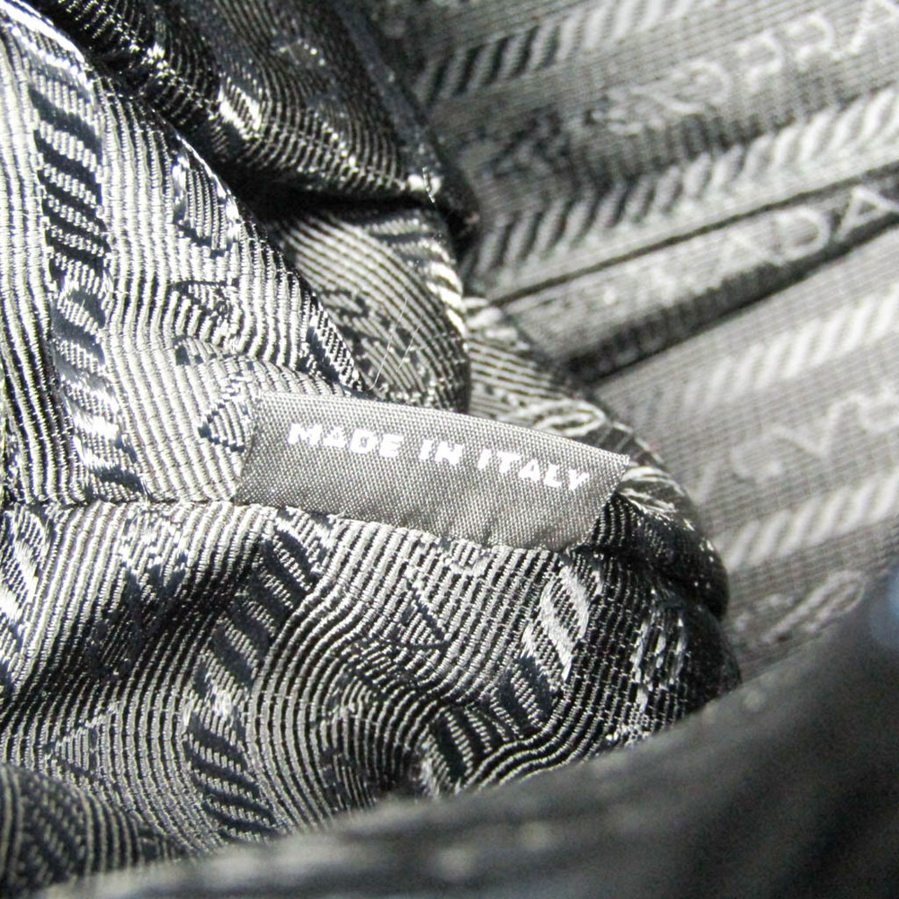 PRADA-Logo-Nylon-Leather-2Way-Bag-Hand-Bag-Black-NERO-1BB013 –  dct-ep_vintage luxury Store