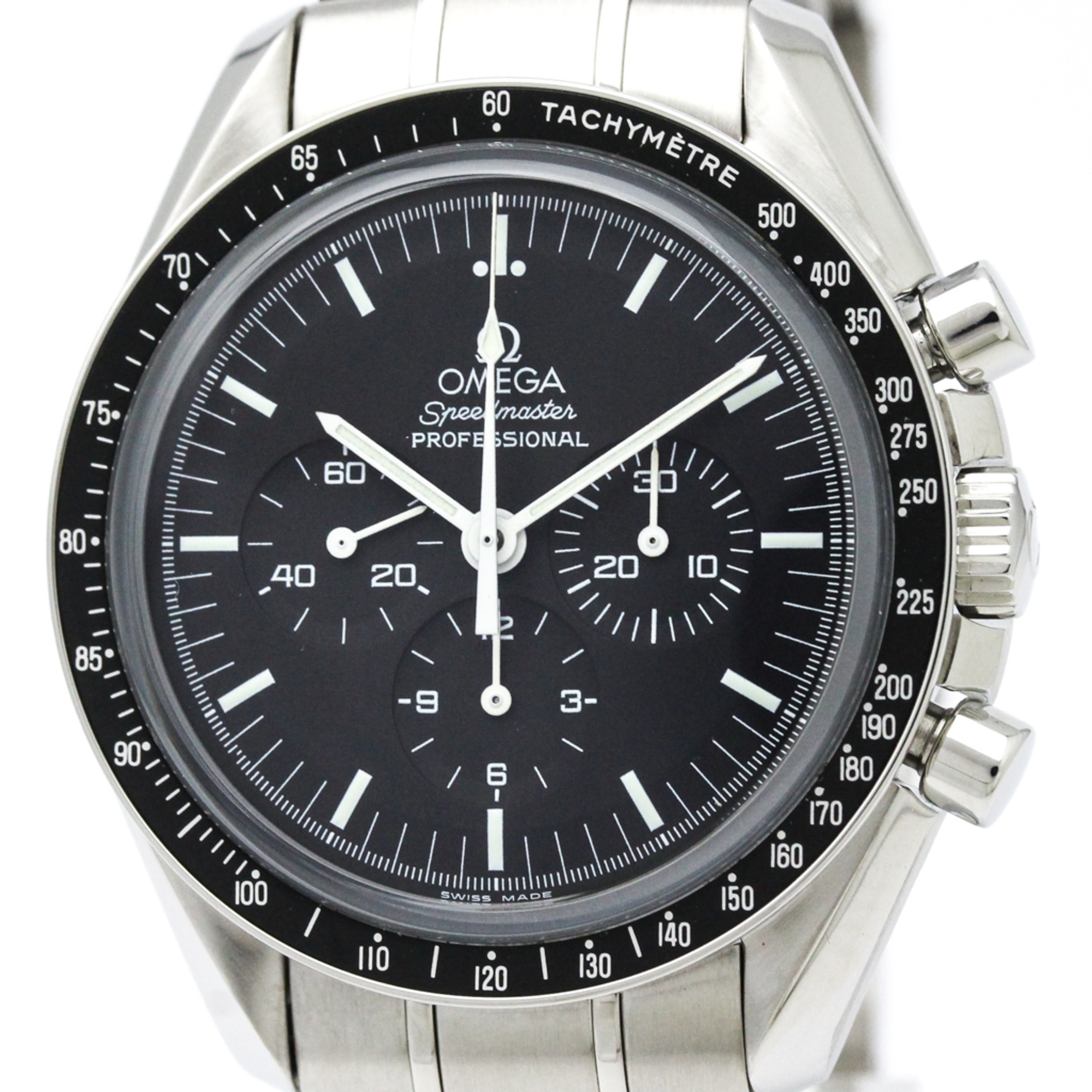 Omega Speedmaster Mechanical Stainless Steel Sports Watch 3573.50