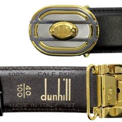 dunhill men's belt black