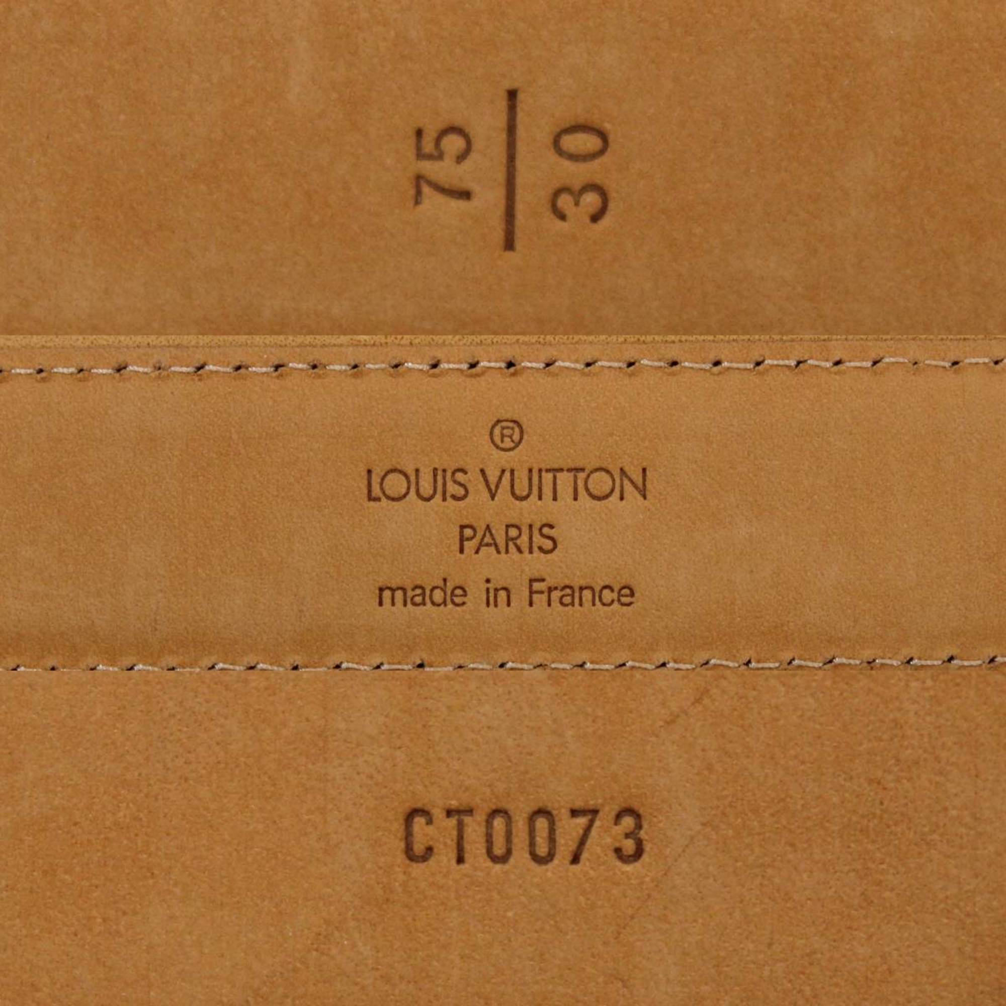 LOUIS VUITTON Louis Vuitton Sun Tulle Men's Belt Monogram Matte Noir CT0073