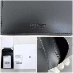 Givenchy bi-fold wallet gray black blue BK6005K0SW 449 canvas leather GIVENCHY men's