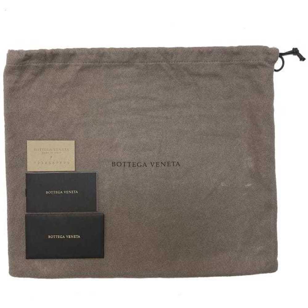 Bottega Veneta clutch bag khaki silver intrecciato 493190 second leather  BOTTEGA VENETA L-shaped strap with card