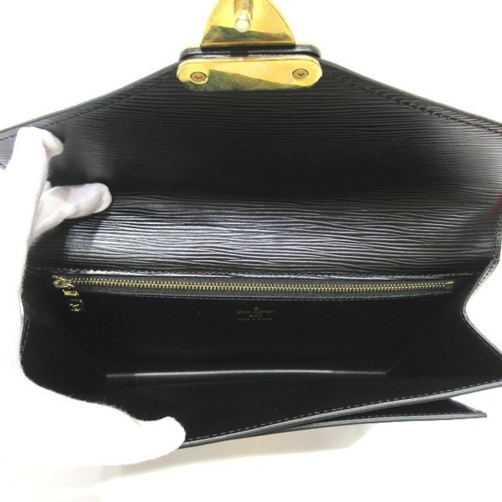 Louis Vuitton, Bags, Louis Vuitton Epi Serie Dragonne Noir M52762 Bag  Clutch Mens