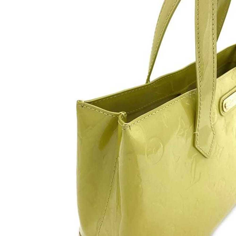 Louis Vuitton Handbag Wilshire Pm Yellow Green Monogram Vernis M91643  Patent Leather M049 Louis Auction