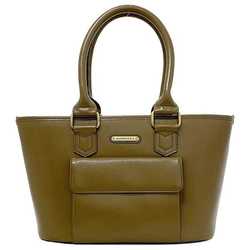 Burberry tote bag brown beige PVC leather BURBERRY handbag ladies